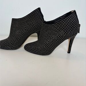 Size 34 Jimmy Choo Black Ankle Boots with Silver Studs